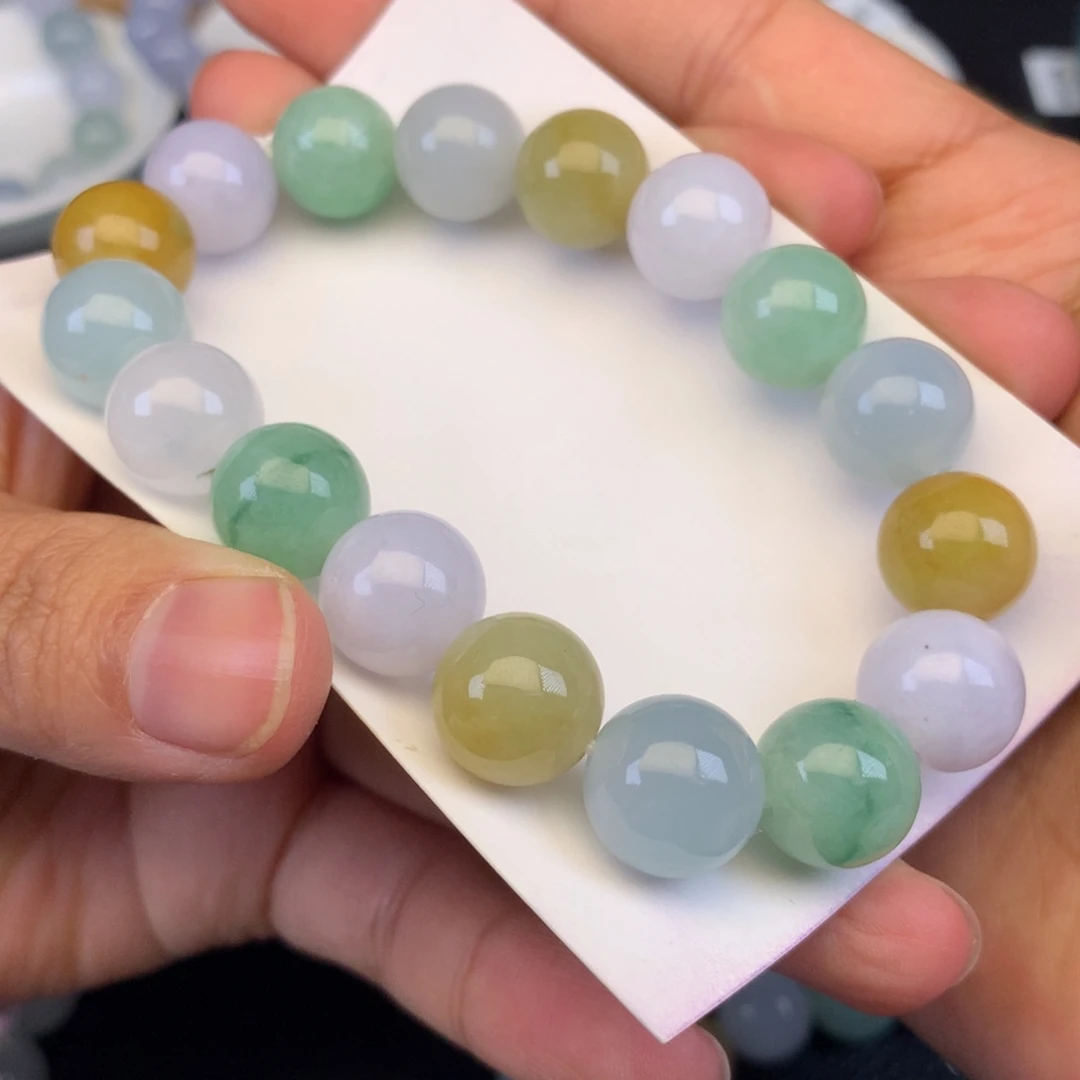 翡翠未镶嵌颈饰天然缅甸翡翠A货卡12