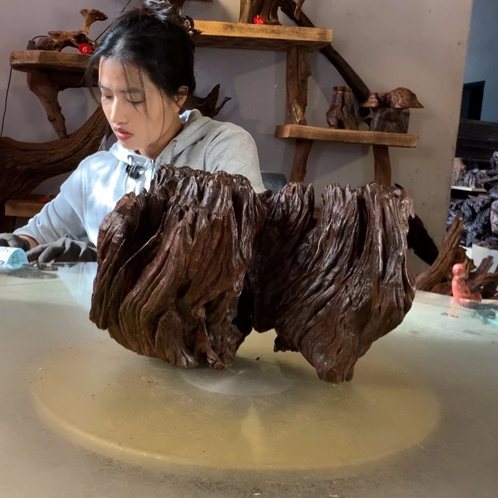 杰***明天然的云南紫柚木会黄水