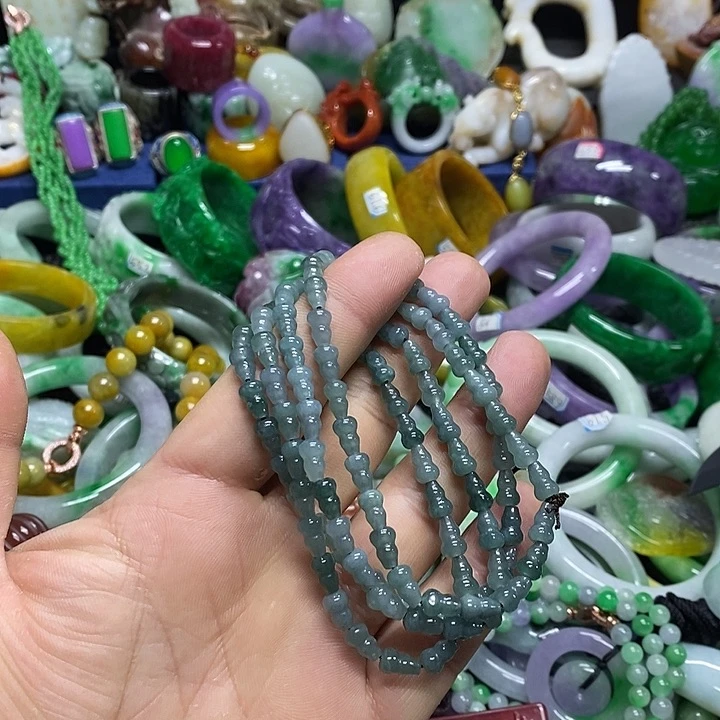 颈饰未镶嵌翡翠缅甸翡翠首饰配饰