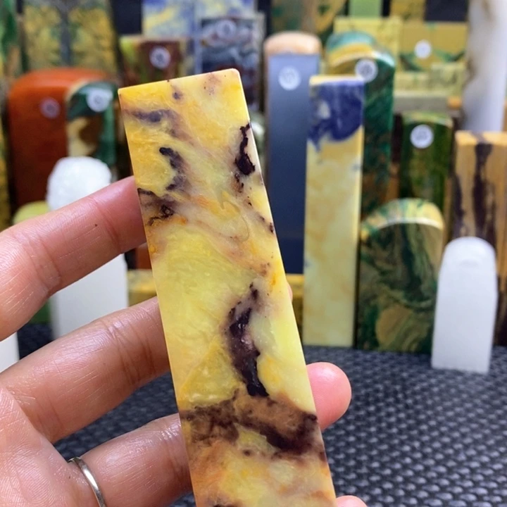 四川石宁**遗青田石印章石