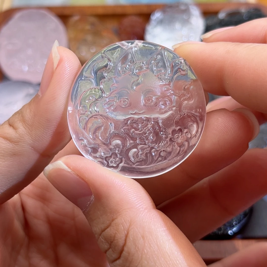 紫晶颈饰未镶嵌六*雪白水精灵九尾79