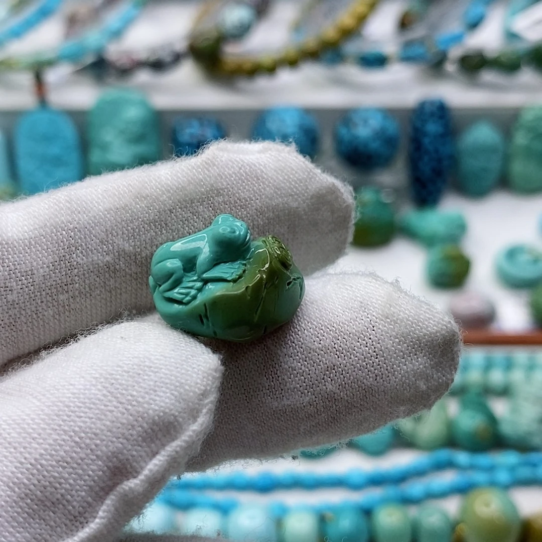 绿松石珠宝奇石未镶嵌