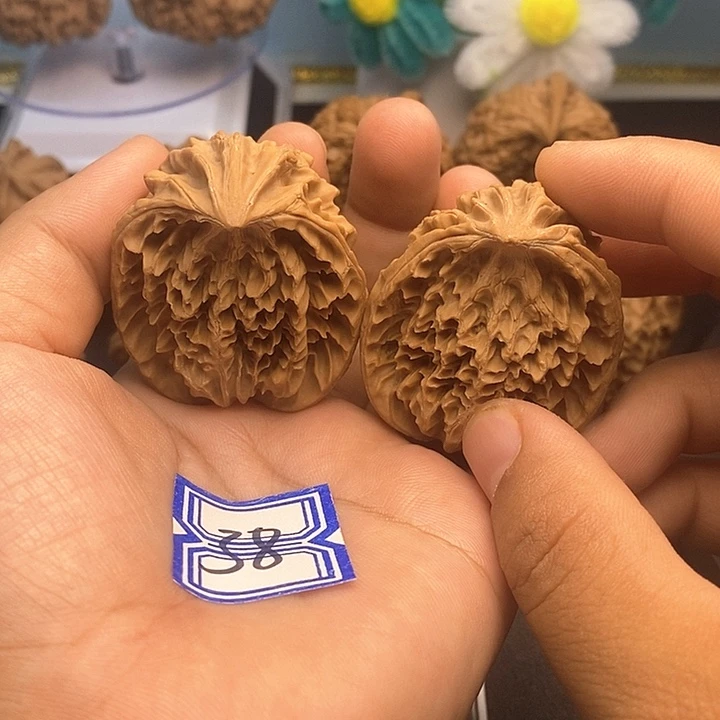 把件文玩核桃招财鼠蛇头