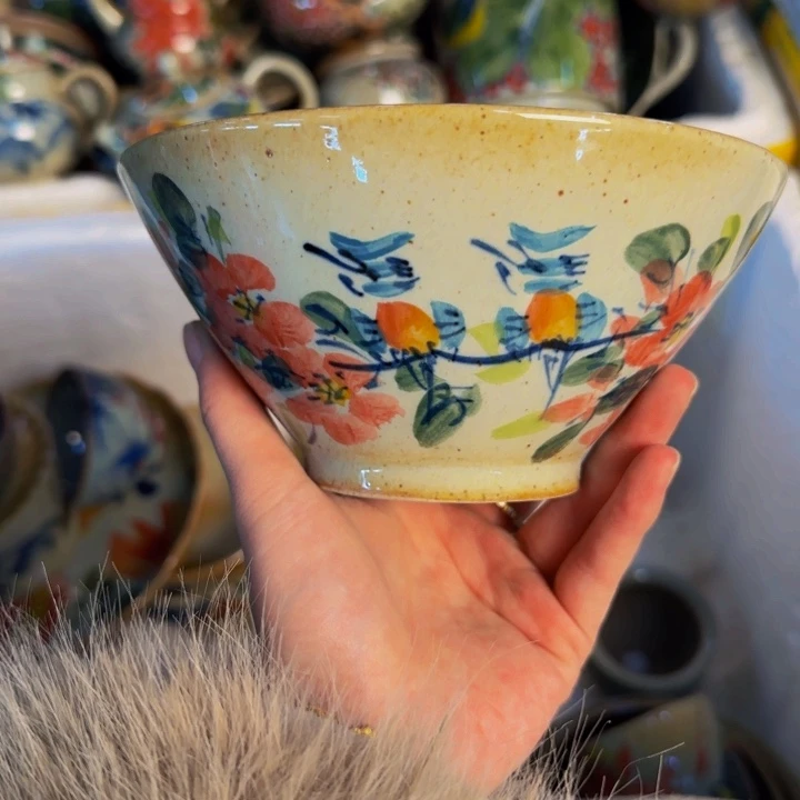 瓷片景德镇陶瓷手工手绘