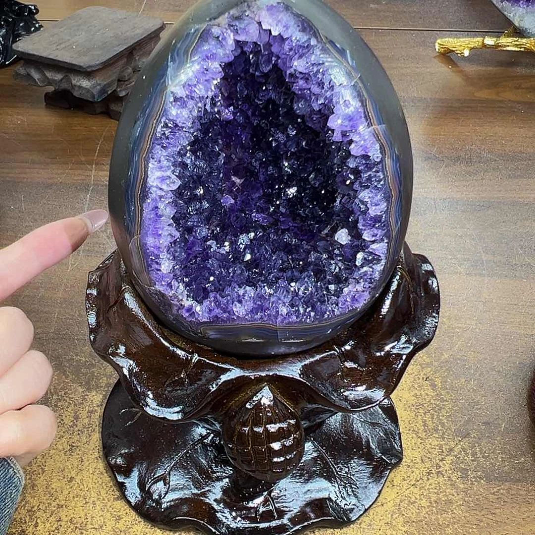 紫晶摆件未镶嵌晶体