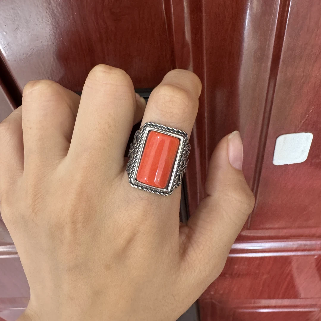 非金属亚克力戒指 中国结戒指