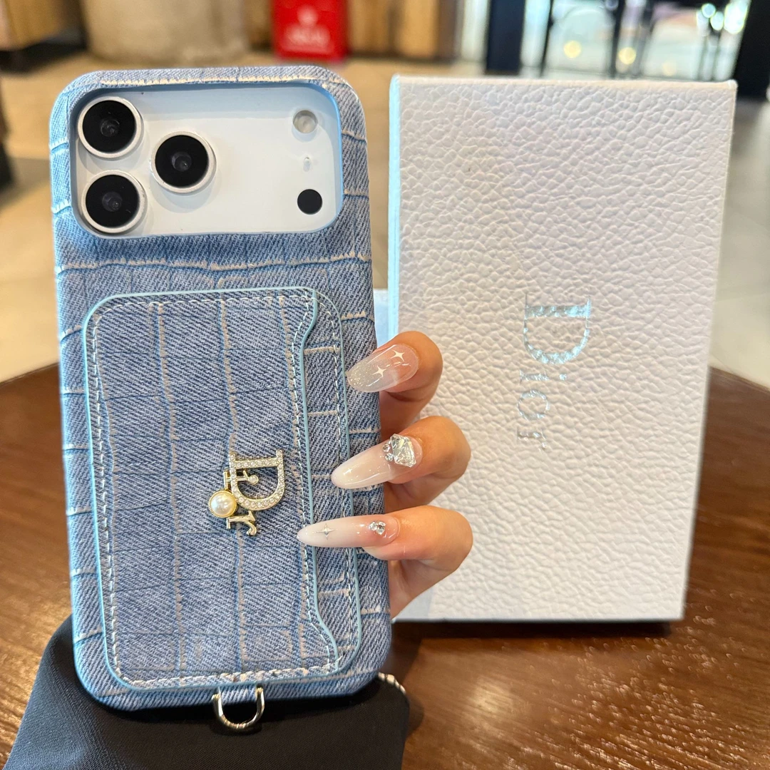 适用苹果17promax手机壳卡包新款D家15P创意iPhone16pro轻奢17Air