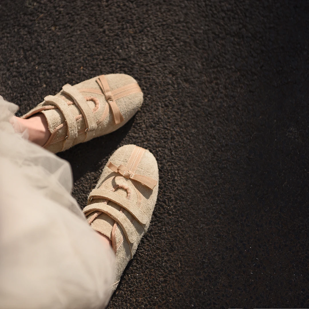 Artmu阿木蝴蝶结丑萌鞋博肯鞋平底单鞋玛丽珍鞋豆豆鞋新款CH7530