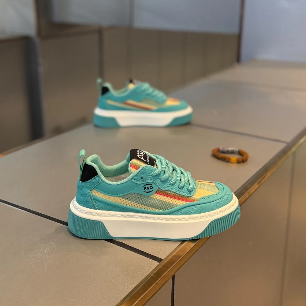 时尚鞋板鞋2025年春秋爆款轻奢高级感鞋百搭新款男鞋舒适拼色