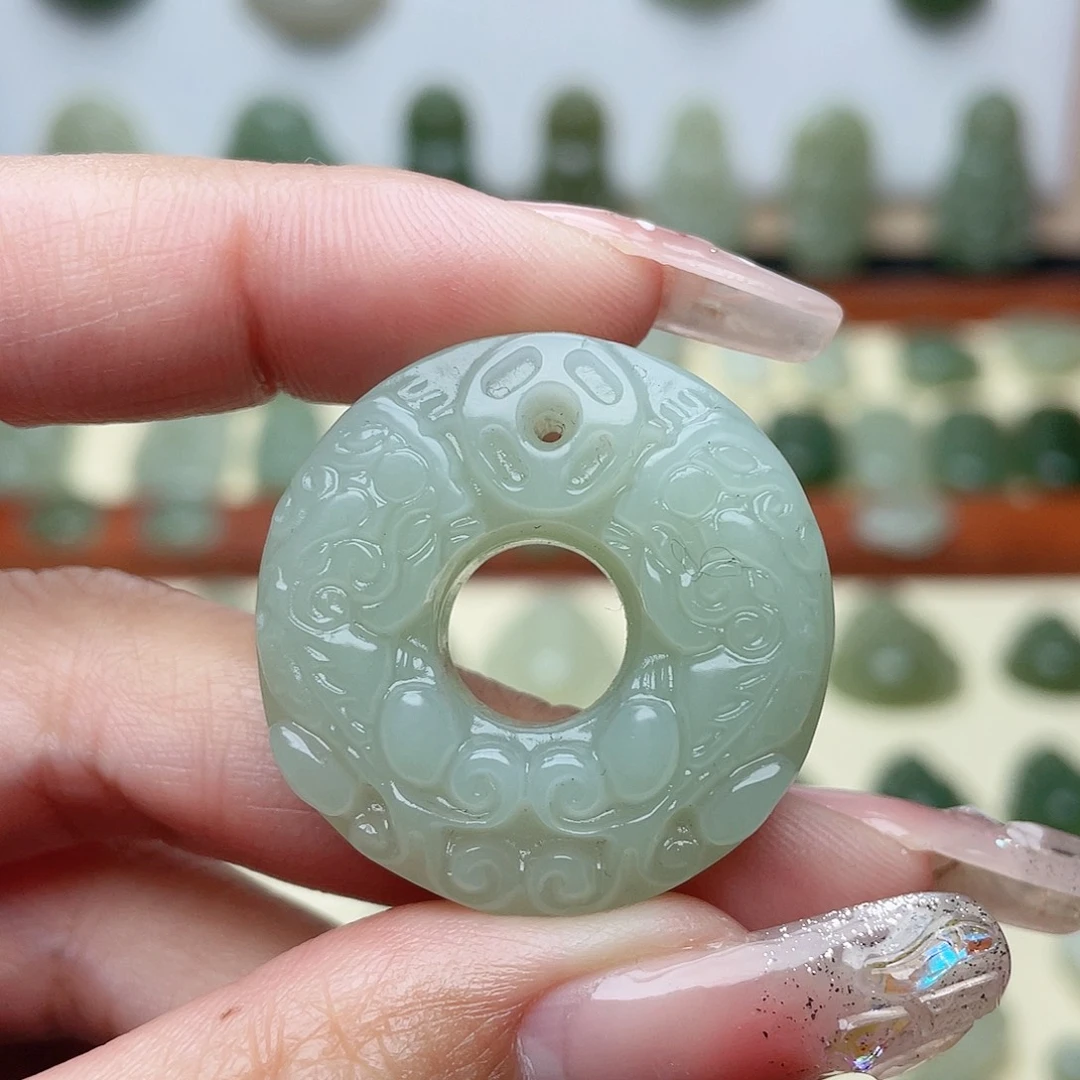 和田玉颈饰未镶嵌ღ****