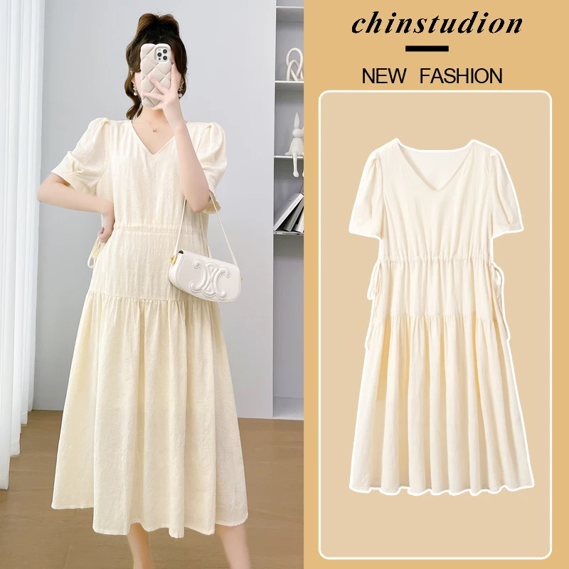 孕妇连衣裙夏季新款裙子夏装长裙上衣孕妇裙女网红宽松孕妇装短袖