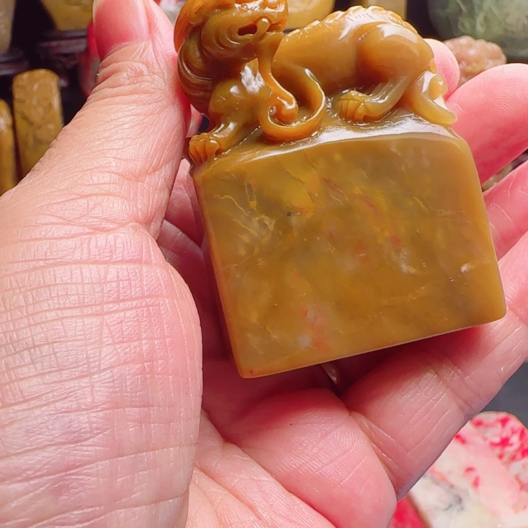 昌化石田黄石印章