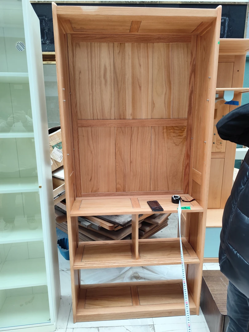 书柜 橡木 90*32*200 瑕疵无售后 一号9098