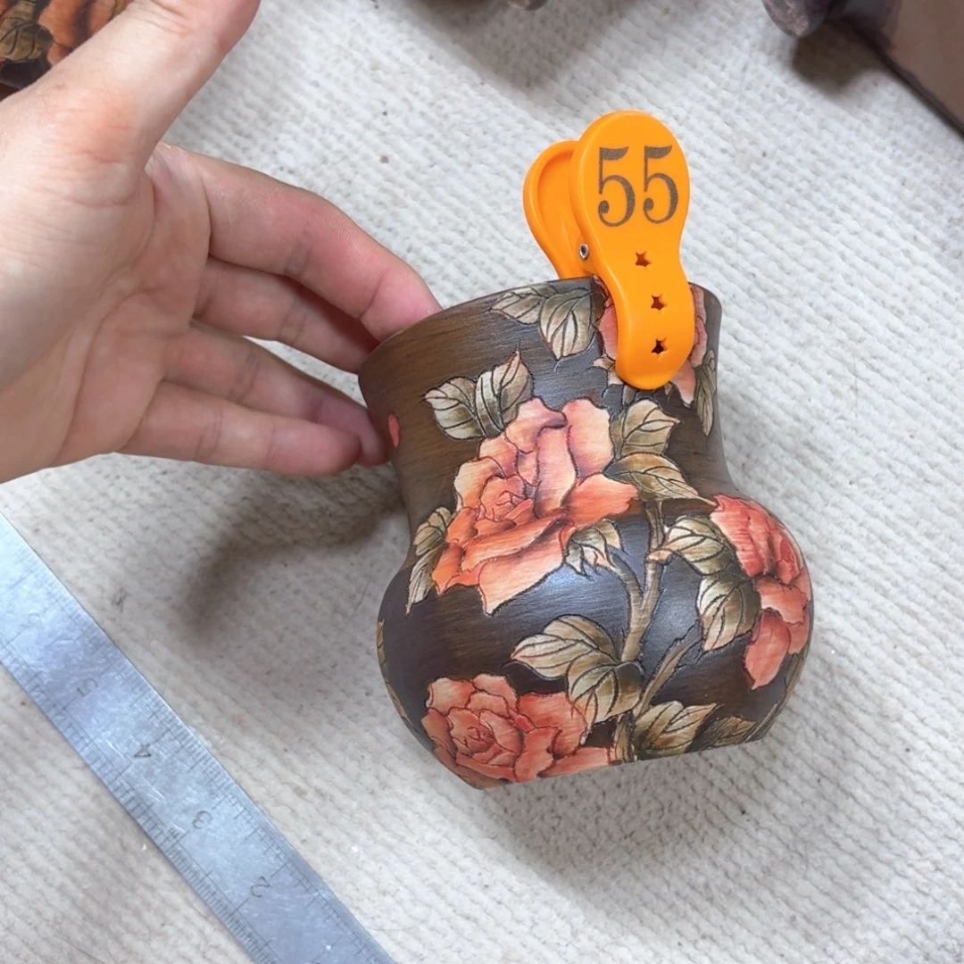 天***0紫砂花盆陶瓷多肉花盆精品