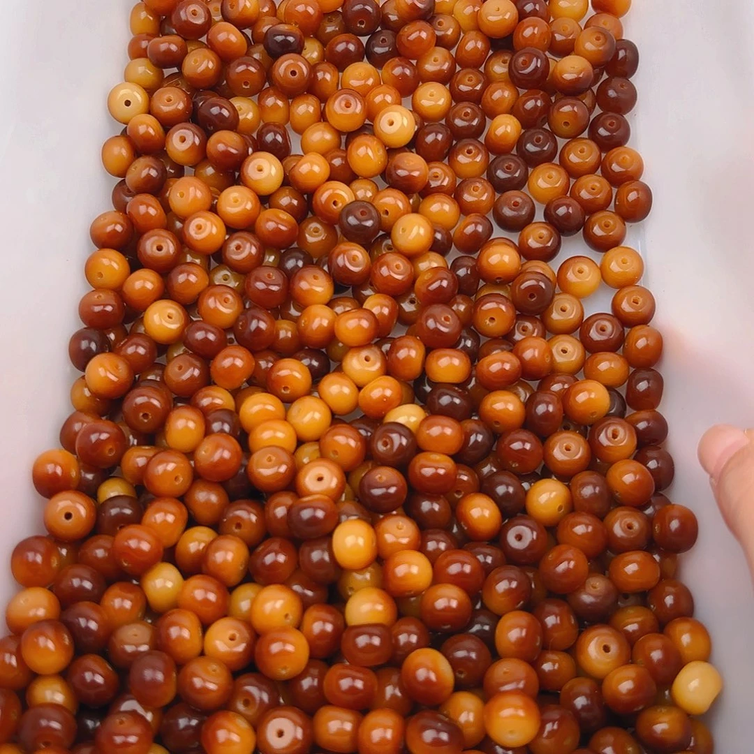 菩提根/象牙果吊坠咖色敦煌100个