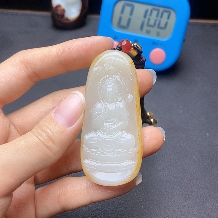 和田玉挂件未镶嵌富**开N