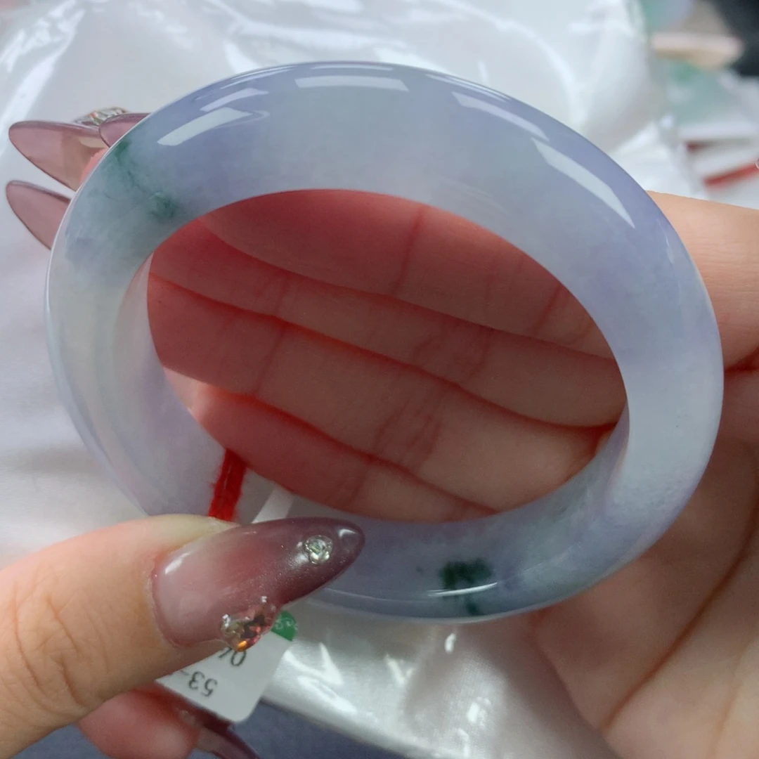 翡翠手镯未镶嵌53.6正圈