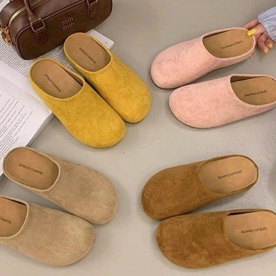 【万达撤柜】2025博肯鞋女包头博肯厚底增高半拖复古鞋乐福鞋百搭鞋