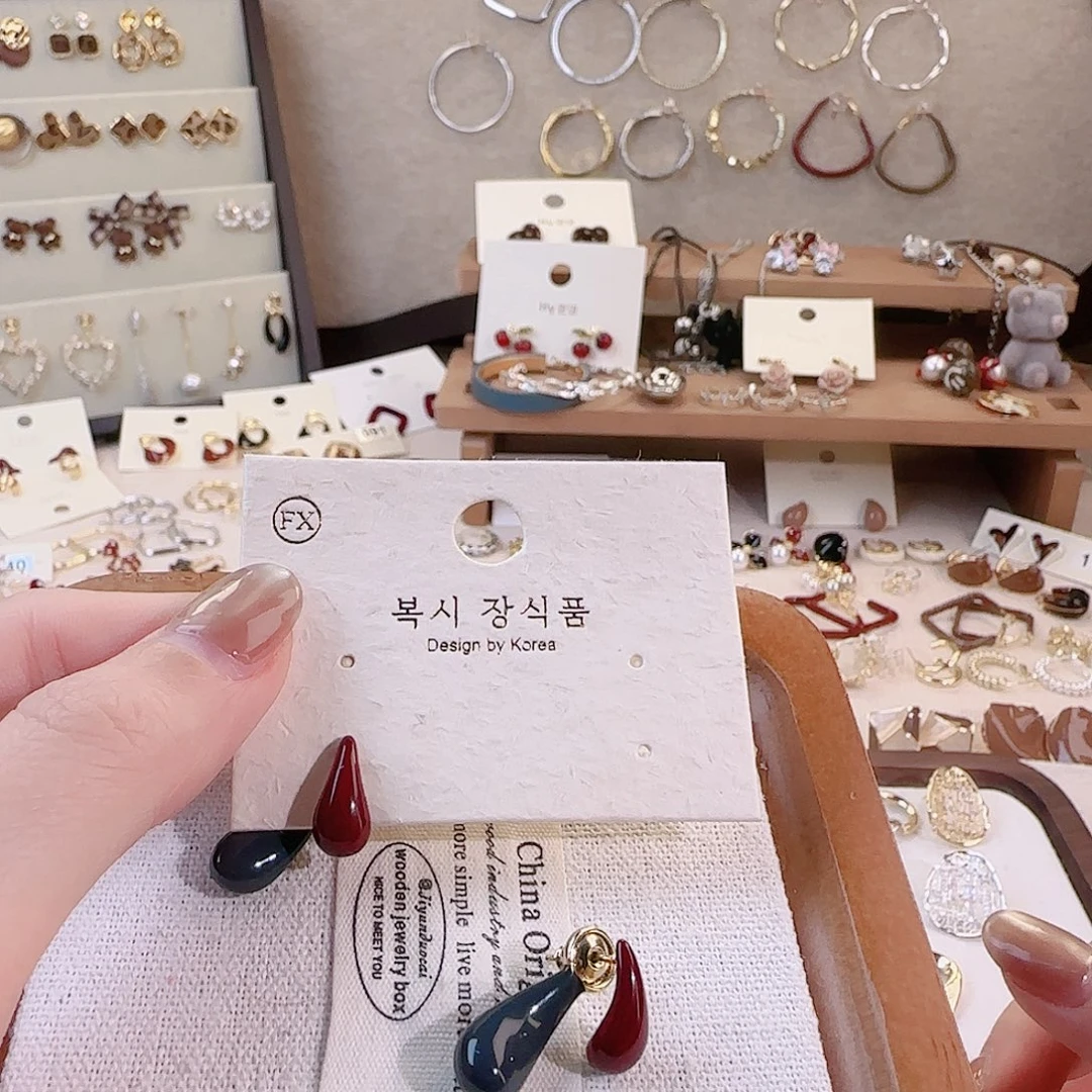 仿珍珠铜合金925银耳钉