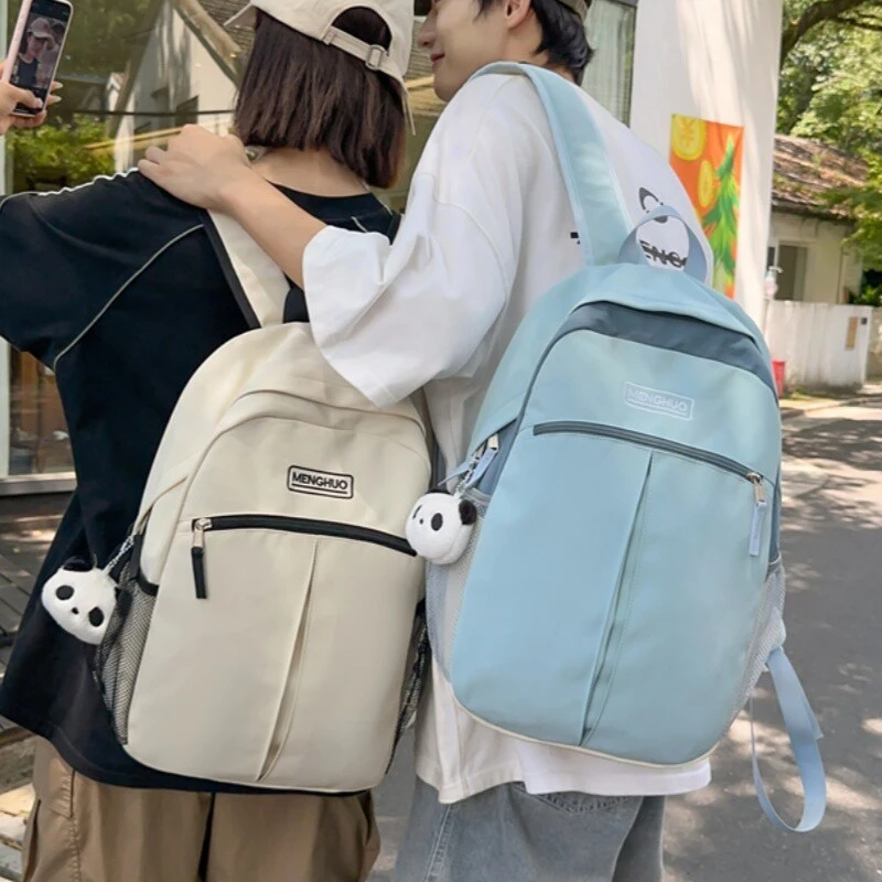 LOVELVLV书包女初中生韩版百搭大容量高中大学生双肩包日系学院风