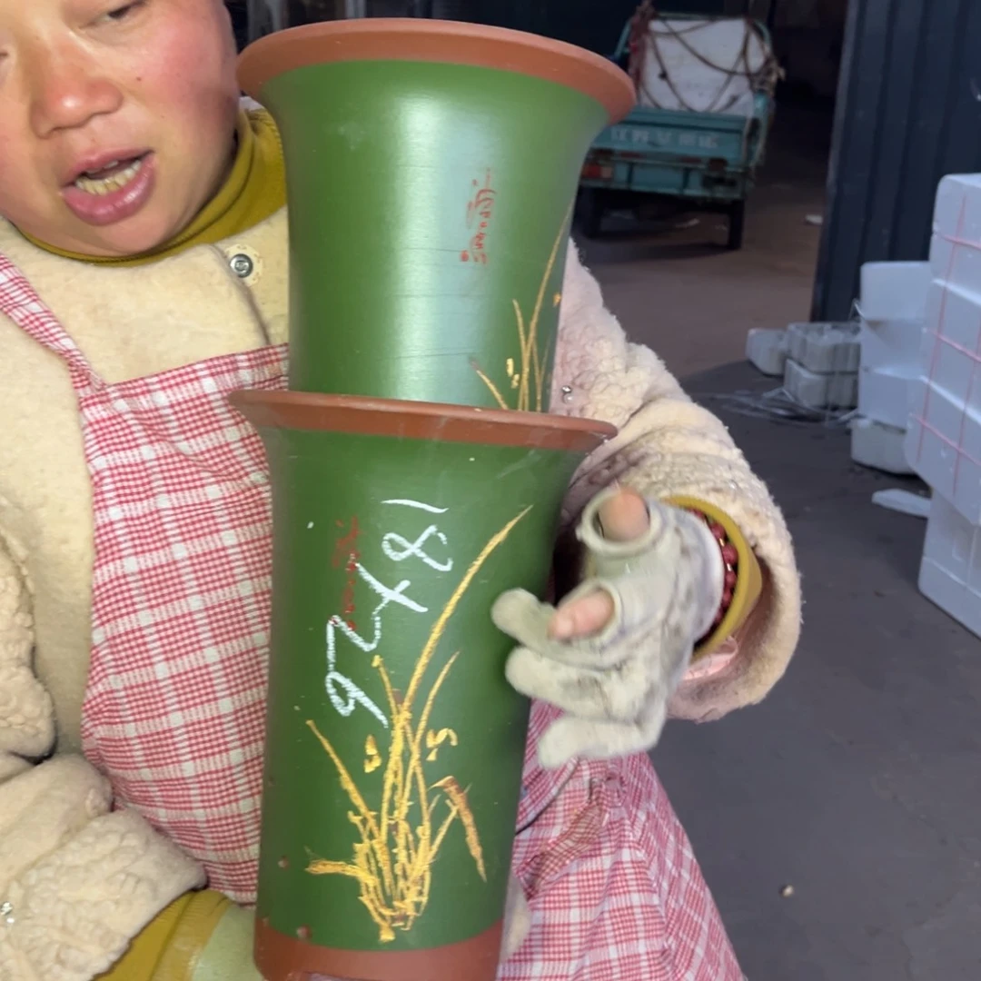 紫泥花盆紫砂花盆144