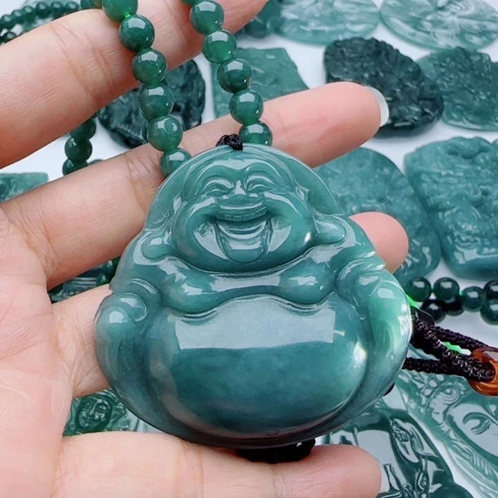 @***红翡翠未镶嵌颈饰多样性发货天然A货翡翠