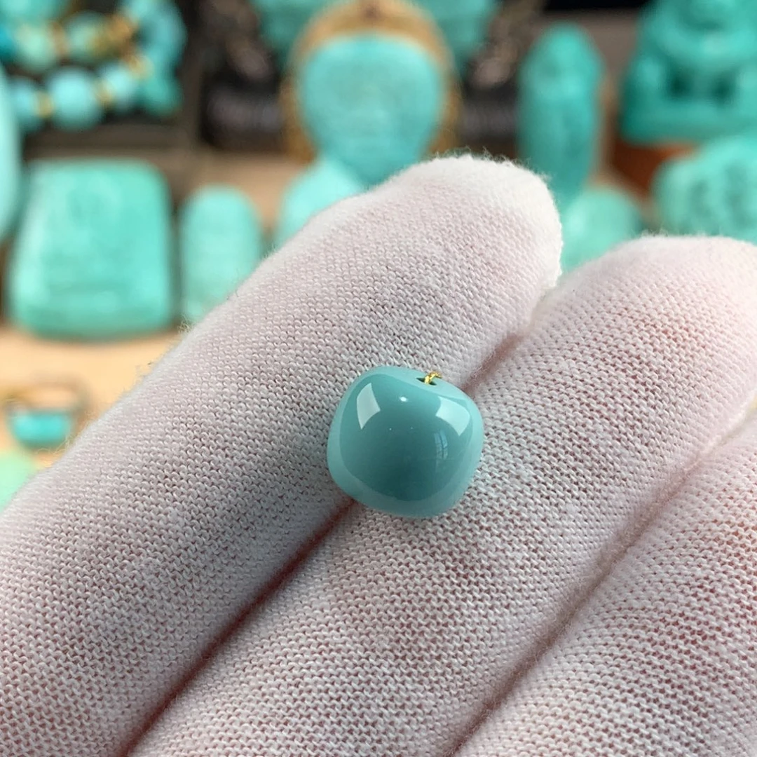 水***哥未镶嵌绿松石老型卡10.8