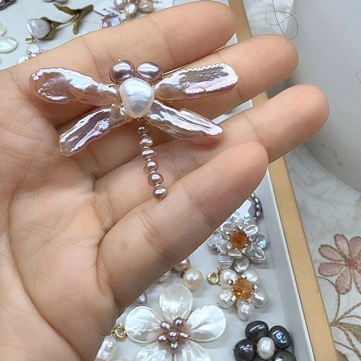 念***宝未镶嵌淡水珍珠发饰