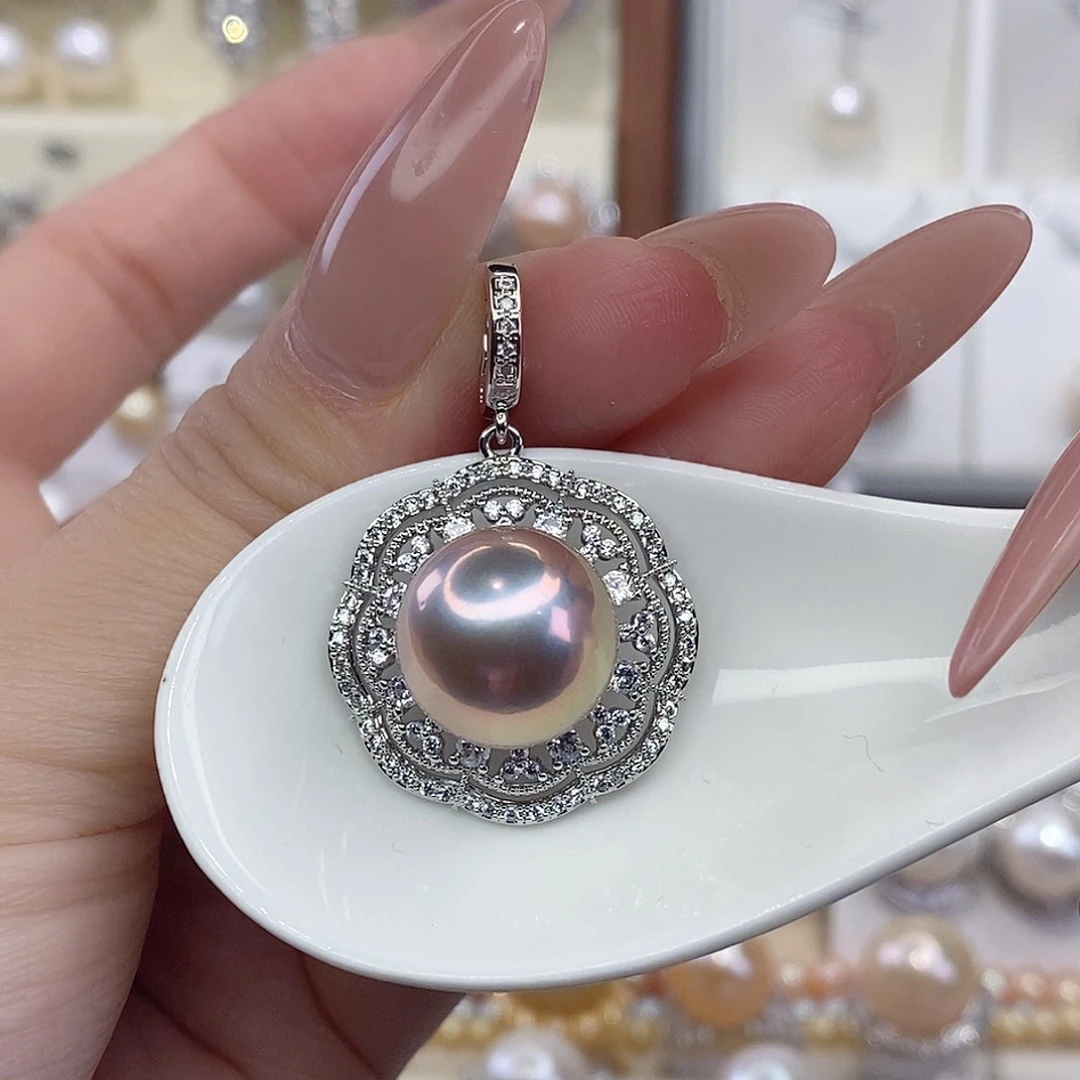 颈饰合金淡水珍珠F