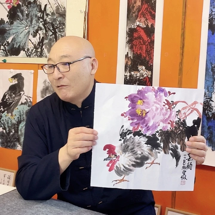 国画张圣敏先生纯手绘作品