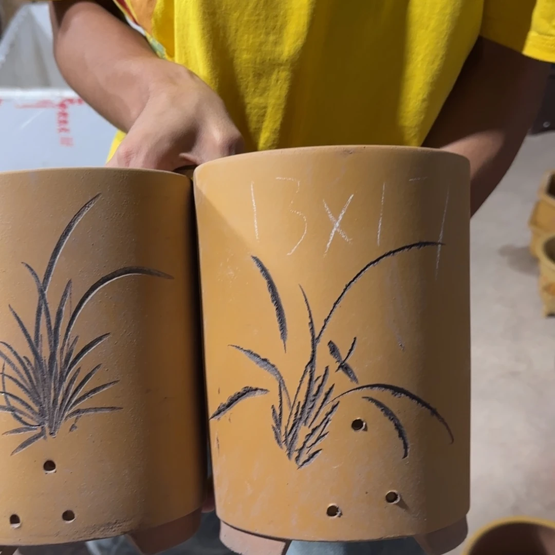 紫砂花盆瑕疵555元
