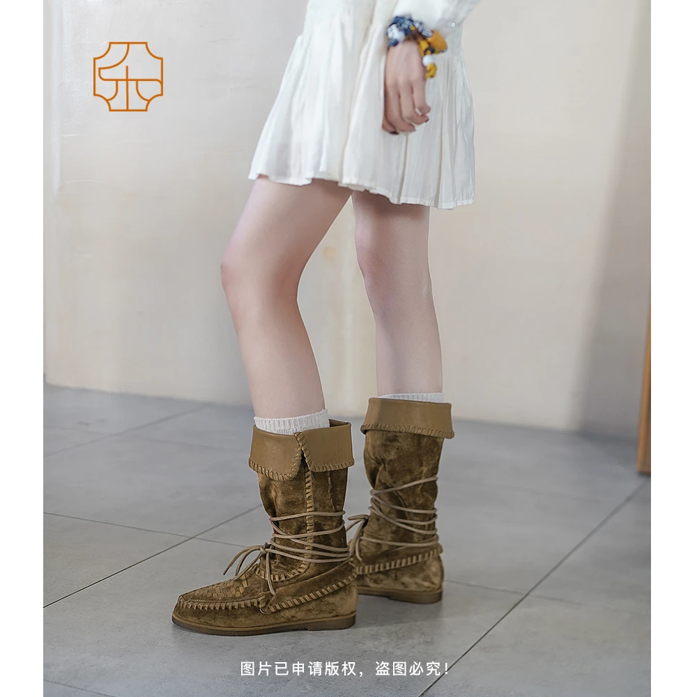 【LESIFAN】复古时尚西部牛仔靴2876-515