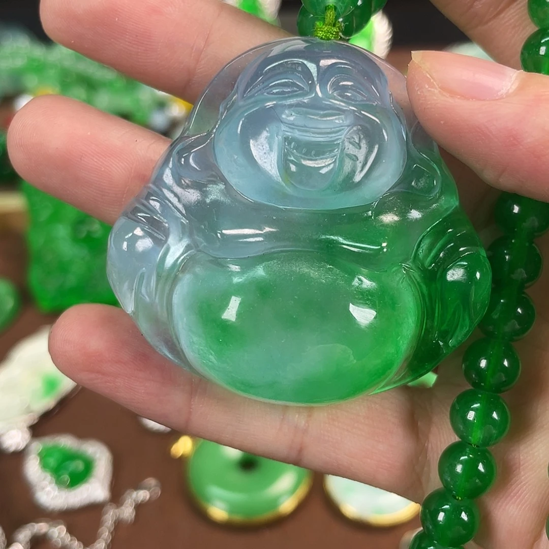 颈饰未镶嵌翡翠吊坠