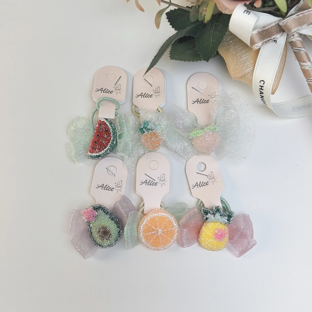 【新人半价福利限购2单】爱丽丝水果发夹发圈