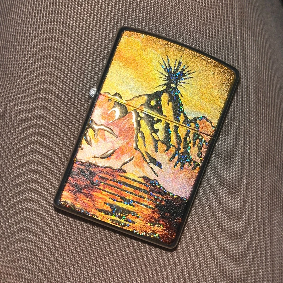 ZIPPO 磨砂日照金山 2263