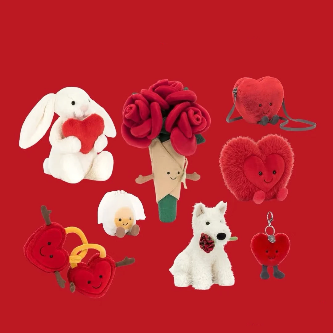 精选520情人节系列毛绒玩偶（配防尘袋）