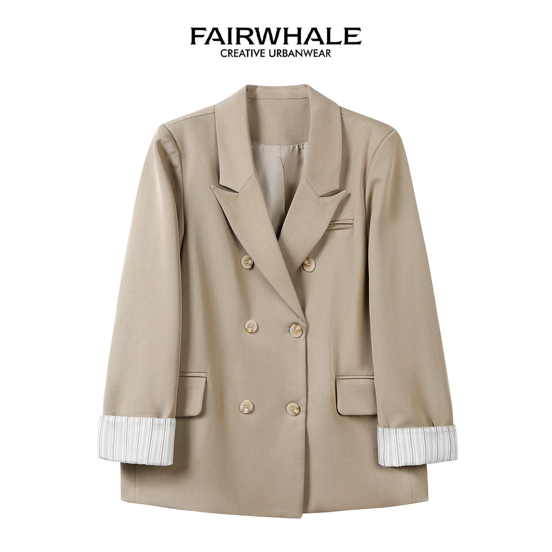 马克华菲女装秋季时尚简约百搭西服外套 F31019A002 qq