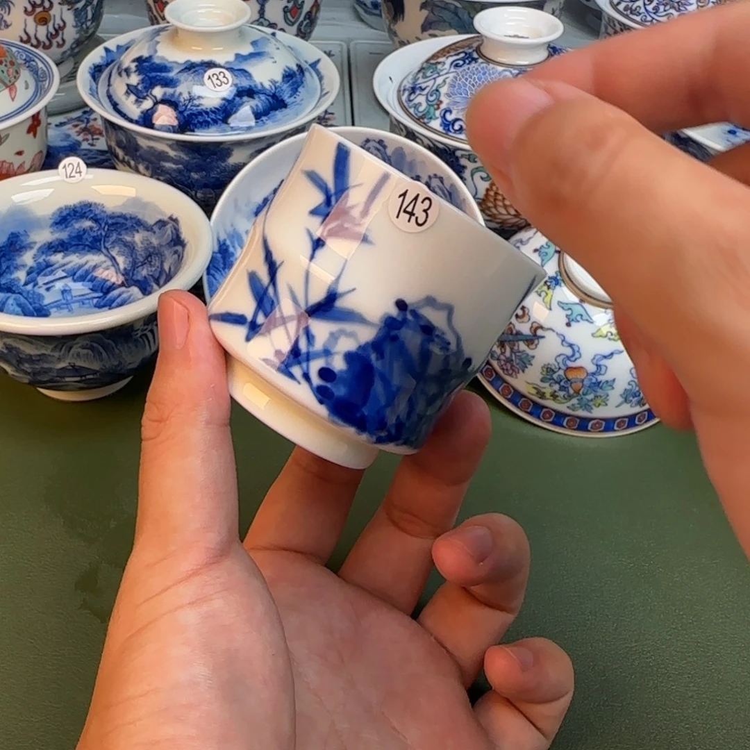 彦祖纯手工手绘茶具143