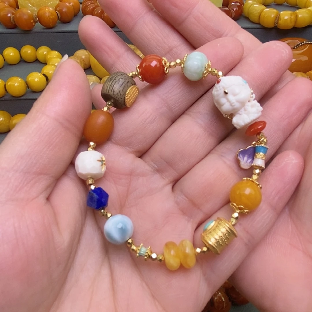 琥珀未镶嵌珠宝奇石