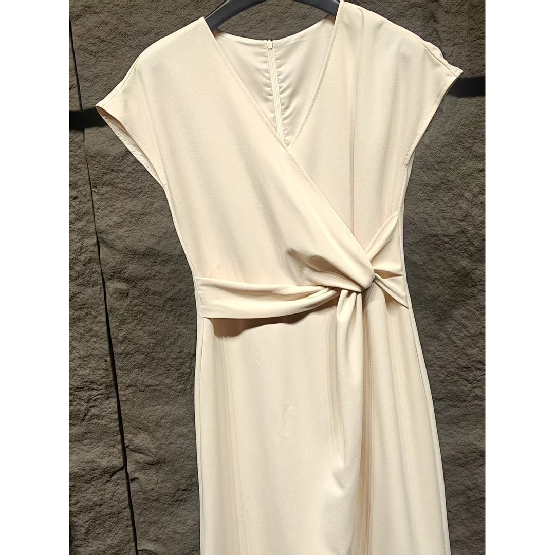 290【明】V领气质休闲百搭时尚连衣裙　B30