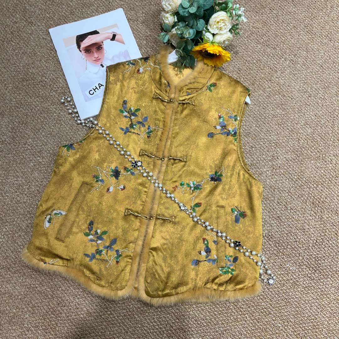 【金玉满堂棉马甲】新中式国风单面马甲63036