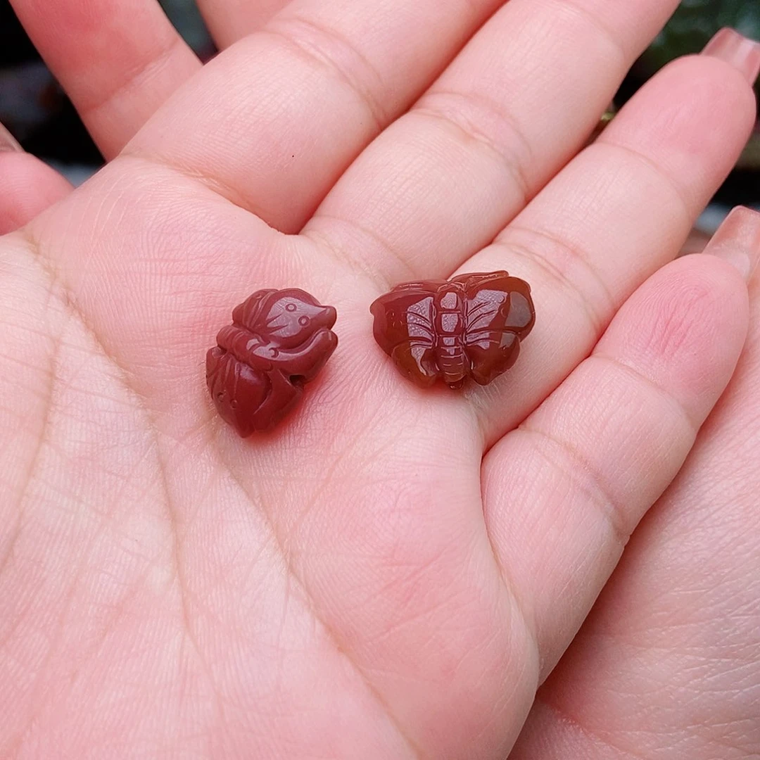 玛瑙/玉髓珠宝半成品未镶嵌幸*花