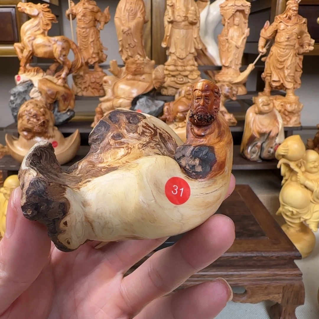 崖柏小木匠艺雕一物一拍