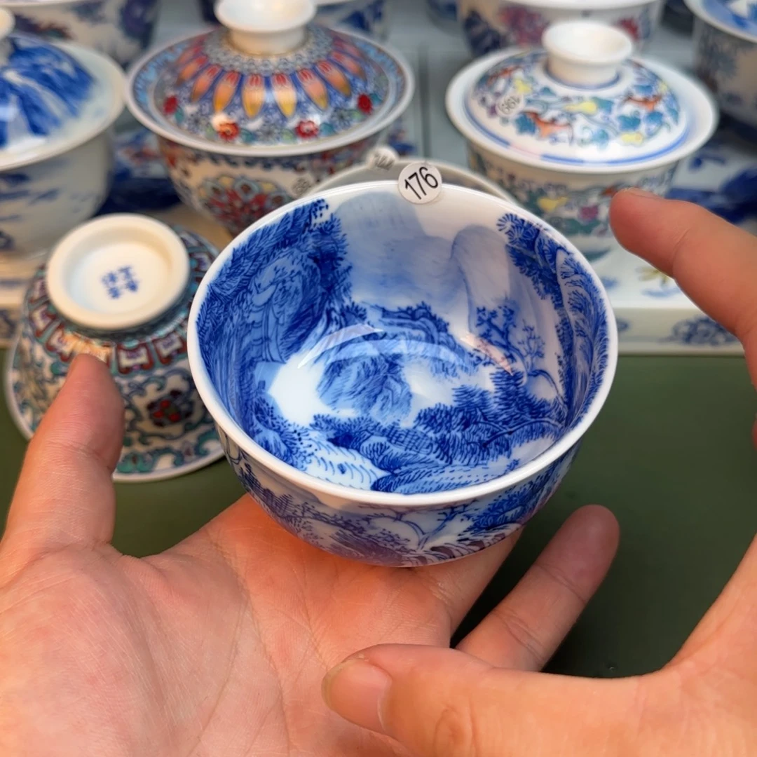 彥祖純手工手繪茶具176