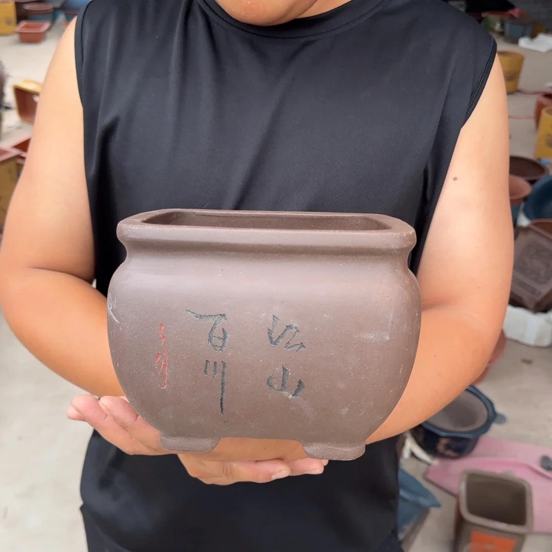 紫砂花盆瑕疵和瑕疵
