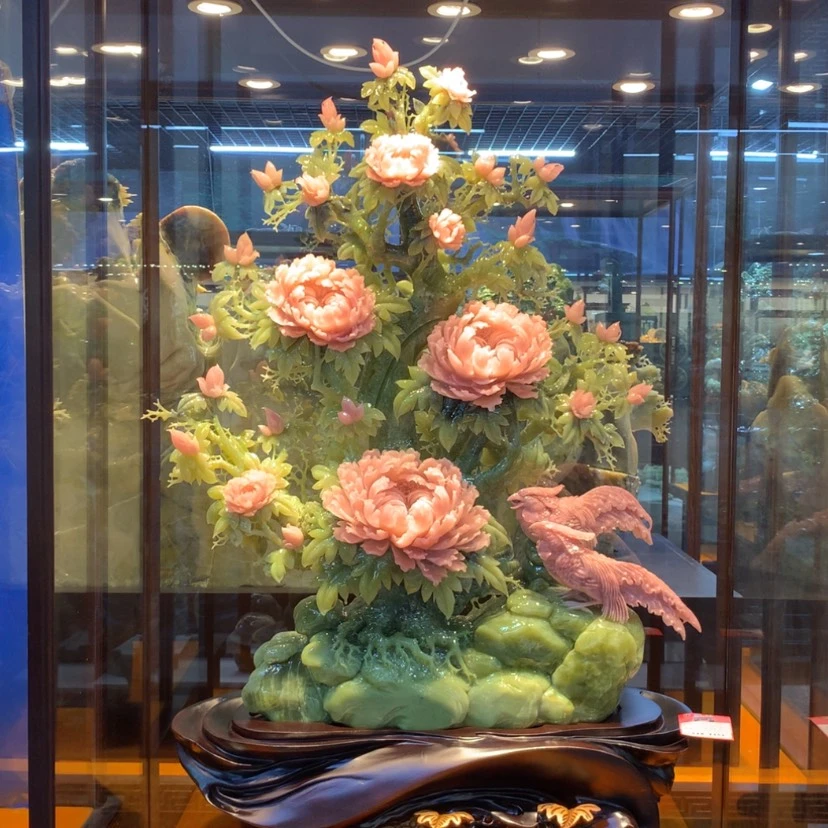 【闪购商品】蛇纹石玉摆件覆膜未镶嵌