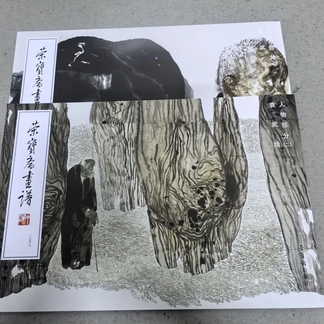 中荣宝斋正版画谱全新袁武绘人物2册部分书籍出版社