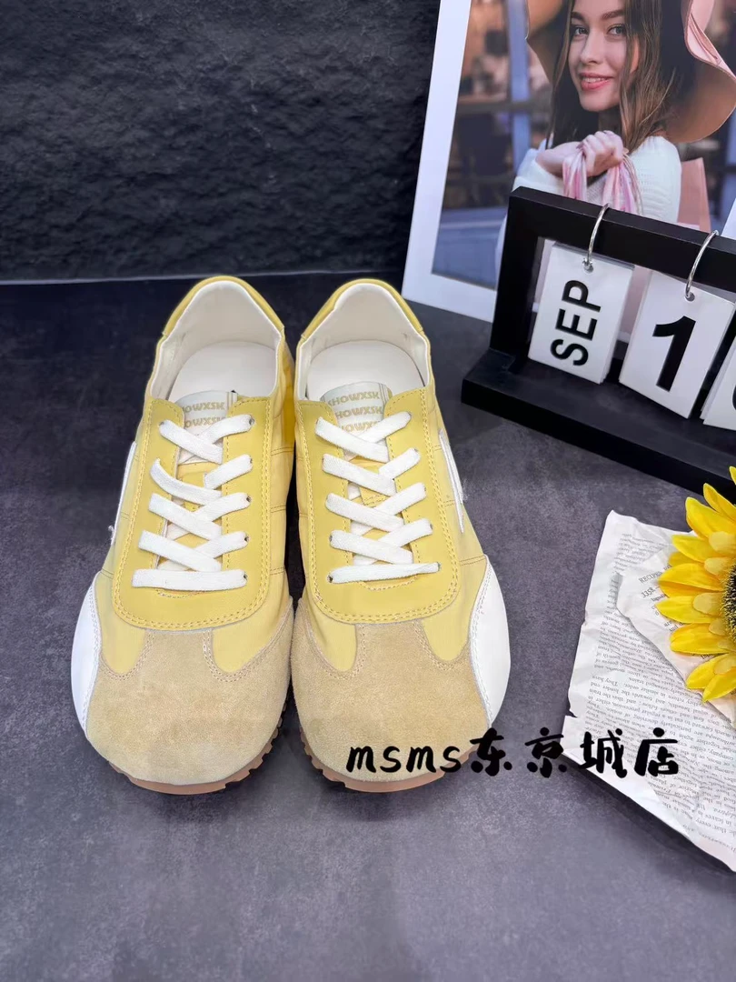 德训拼接时尚休闲鞋阿甘鞋夏季女鞋