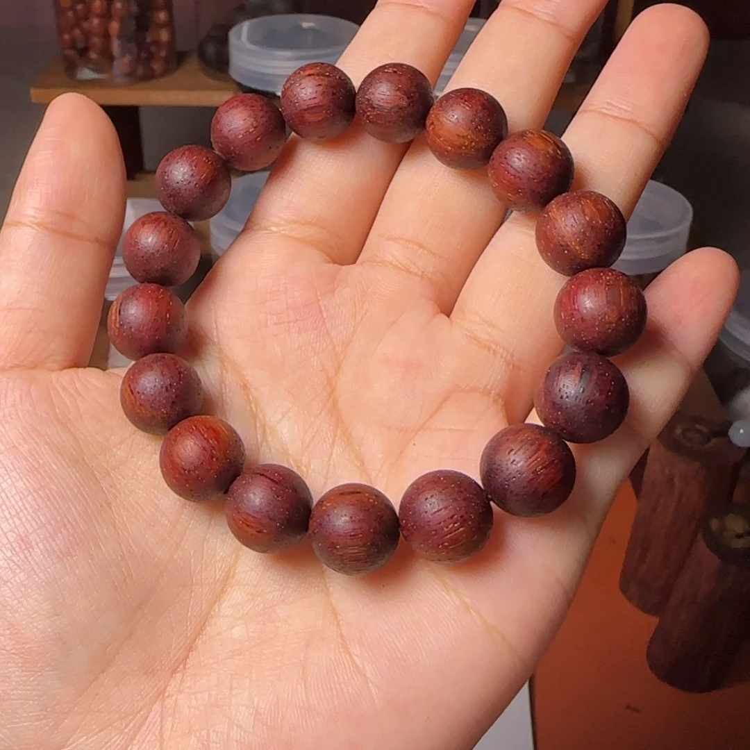 藤类降真香红油1.2单圈圆珠手串