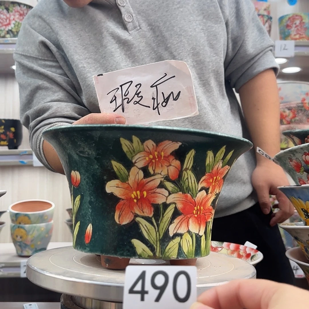 紫砂花盆瑕疵瑕疵490